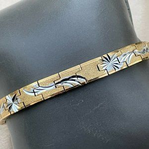 Fashion Bracelet GoldSilver Tone Unisex Metal Wrist Band Fashion Jewelry New